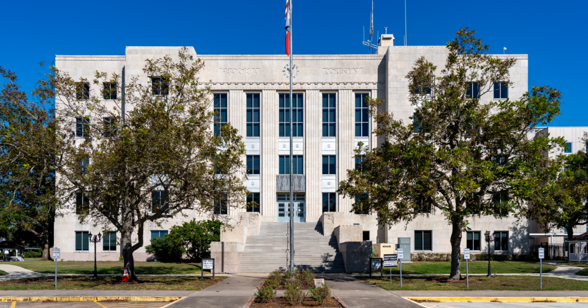 historic building in Angleton Texas